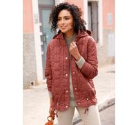 Steppjacke INSPIRATIONEN, Damen, Gr. 38, rot (rotbraun), 100% Polyester, Wattierung:100% Polyester, unifarben, Jacken Steppjacke (66143932-38) rotbraun