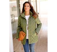 Steppjacke INSPIRATIONEN, Damen, Gr. 42, grün (oliv), 55% Polyester, 45% Polyamid, Wattierung:100% Polyester, unifarben, Jacken Steppjacke (56245713-42) oliv