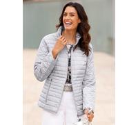 Steppjacke INSPIRATIONEN, Damen, Gr. 44, grau (hellgrau), 100% Polyester, Wattierung:100% Polyester, unifarben, Jacken Steppjacke (19435936-44) hellgrau