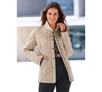 Steppjacke INSPIRATIONEN, Damen, Gr. 52, beige, 100% Polyester, Wattierung:100% Polyester, unifarben, Jacken Steppjacke (72290338-52) beige