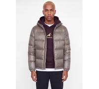 Steppjacke JACK & JONES "JCOCLUB SHINY PUFFER JACKET BF", Herren, Gr. XXL, grau (falcon), Web, Obermaterial: 100% Nylon, unifarben, normal, elastischer Bund, Jacken Steppjacke, Kunstfaser, regular fit