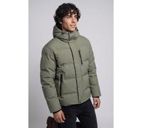 Steppjacke JACK & JONES "JCOTRACE ALPHA PUFFER JACKET", Herren, Gr. S, dusty olive, Web, Obermaterial: 100% Polyester, unifarben, regular fit normal, Bündchen, Jacken Steppjacke, Kunstfaser, regular f