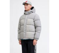 Steppjacke JACK & JONES "JCOUNION PUFFER JACKET SN", Herren, Gr. XXL, paloma, Web, Obermaterial: 60% Polyester, 40% Nylon, unifarben, regular fit, Jacken Steppjacke (81170343-XXL) paloma