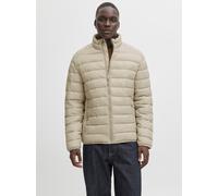 Steppjacke JACK & JONES "JJEBRADLEY LIGHT PUFFER COLLAR NOOS", Herren, Gr. M, crockery, Web, Obermaterial: 100% Nylon, unifarben, regular fit, Jacken Steppjacke (81214533-M) crockery