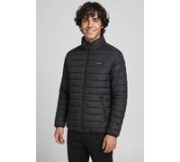Steppjacke JACK & JONES "JJELVIS LIGHT PUFFER COLLAR", Herren, Gr. XS, schwarz, Web, Obermaterial: 100% Polyester, unifarben, regular fit normal, elastischer Bund, Jacken Steppjacke, Kunstfaser, regul