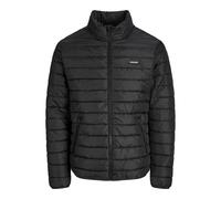 Steppjacke JACK & JONES "JJELVIS LIGHT PUFFER COLLAR", Herren, Gr. XXL, schwarz, Web, Obermaterial: 100% Polyester, unifarben, regular fit normal, elastischer Bund, Jacken Steppjacke, Kunstfaser, regu