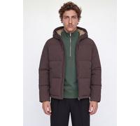 Steppjacke JACK & JONES "JJGALAXY PUFFER JACKET", Herren, Gr. XL, braun (java), Web, Obermaterial: 100% Polyester, unifarben, regular fit normal, gerader Abschluss, Jacken Steppjacke, Kunstfaser, regu