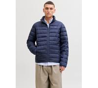 Steppjacke JACK & JONES "JJLOUIS LIGHT PUFFER COLLAR", Herren, Gr. XS, navy blazer, Web, Obermaterial: 100% Polyester, unifarben, regular fit, hoch geschlossener Ausschnitt, Jacken Steppjacke (9255850