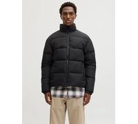 Steppjacke JACK & JONES "JJMAZE PUFFER COLLAR", Herren, Gr. XL, schwarz, Web, Obermaterial: 100% Polyester, unifarben, regular fit normal, elastischer Bund, Jacken Steppjacke (68787228-XL) schwarz