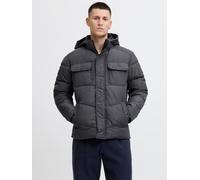 Steppjacke JACK & JONES "JJMORGAN PUFFER JACKET", Herren, Gr. L, grau (dunkelgrau melange), Web, Obermaterial: 100% Polyester, meliert, regular fit normal, Jacken Steppjacke (41560022-L) dunkelgrau me