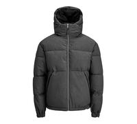 Steppjacke JACK & JONES "JPRBLALENNOX PUFFER JACKET", Herren, Gr. XXL, dunkelgrau melange, Web, Obermaterial: 100% Polyester, meliert, regular fit normal, Jacken Steppjacke (91931164-XXL) dunkelgrau m