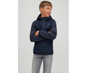 Steppjacke JACK & JONES JUNIOR "JJEMULTI wärmt, winddicht, wasserdicht, gesteppt", Jungen, Gr. 152, blau (navy blazer), Web, Obermaterial: 100% Polyester. Futter: 100% Polyester. Wattierung: 100% Poly
