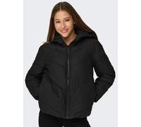 Steppjacke JDY "JDYARNHEM WATER REP SHORT PUFFA OTW NOOS", Damen, Gr. L, schwarz, Steppware, Obermaterial: 100% Polyester, unifarben, lässig geschnitten, Jacken Steppjacke (60804120-L) schwarz