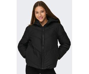 Steppjacke JDY "JDYARNHEM WATER REP SHORT PUFFA OTW NOOS", Damen, Gr. XS, schwarz, Steppware, Obermaterial: 100% Polyester, unifarben, lässig geschnitten, Jacken Steppjacke (60804120-XS) schwarz