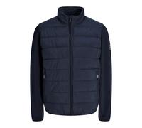 Steppjacke "JJETATE HYBRID JACKET SN PLS", Herren, Gr. 4XL, blau (sky captain), Web, Obermaterial: 100% Polyester, JACK & JONES PLUSSIZE, unifarben, regular fit normal, ohne Ausschnitt, gerader Abschl