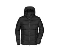 James & Nicholson - Herren Winter Steppjacke Sorona® JN1168, schwarz/rot, Größe XXL