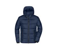 James & Nicholson - Herren Winter Steppjacke Sorona® JN1168, navy-blau/electric-blau, Größe L