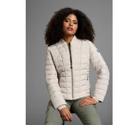 Steppjacke KANGAROOS, Damen, Gr. 32, beige, Obermaterial: 100% Polyester. Futter: 100% Polyester. Wattierung: 100% Polyester, unifarben, figurbetont hüftlang, Jacken Steppjacke, Übergangsjacke, figurb