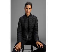 Steppjacke KANGAROOS, Damen, Gr. 34, schwarz, Obermaterial: 100% Polyester. Futter: 100% Polyester. Wattierung: 100% Polyester, kontrastfarbene Details, unifarben, figurbetont hüftlang, Jacken Steppja