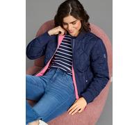 Steppjacke KANGAROOS, Damen, Gr. 36, blau (marine), Web, Obermaterial: 100% Polyester. Futter: 100% Polyester. Wattierung: 100% Polyester, kontrastfarbene Details, unifarben, Basic schmal hüftlang, an