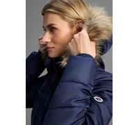 Steppjacke KANGAROOS, Damen, Gr. 36, blau, Web, Obermaterial: 100% Polyester. Besatz: 80% Polyacryl, 20% Polyester. Futter: 100% Polyester. Wattierung: 100% Polyester, kontrastfarbene Details, unifarb