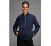 Steppjacke KANGAROOS, Damen, Gr. 42, blau (marine), Obermaterial: 100% Polyester. Futter: 100% Polyester. Wattierung: 100% Polyester, kontrastfarbene Details, unifarben, figurbetont hüftlang, Jacken S