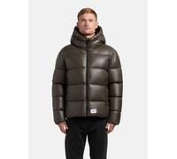 Steppjacke KHUJO "Alst", Herren, Gr. XL (54), braun, Obermaterial: 100% Polyurethan; Innenfutter: 100% Nylon; Wattierung: 100% Polyester; Beschichtung: 100% Polyurethan, gerade hüftbedeckend, hoch ges