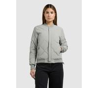 Steppjacke KHUJO "ANGE2", Damen, Gr. M, cloud grün, Web, 84% Nylon, 16% Polyurethan, unifarben, regular fit hüftlang, eingesetzt Rippbündchen, Jacken Steppjacke (47139565-M) cloud grün