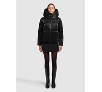 Glänzende Winter Steppjacke "Audrey Shiny" Black XXL