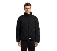 Steppjacke KHUJO "CLOVER", Herren, Gr. XL, schwarz, 100% Polyester, unifarben, eingesetzt elastischer Bund mit Windstopper, Jacken (78518641-XL) schwarz