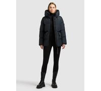 Steppjacke KHUJO "ELLIS2", Damen, Gr. L, port blau, 100% Polyester, unifarben, eingesetzt Rippbündchen mit Windstopper, Jacken Steppjacke (85105609-L) port blau