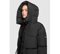 Steppjacke KHUJO "ELLIS2", Damen, Gr. S (36), schwarz, Steppware, Obermaterial: 100% Polyester. Futter: 100% Nylon. Wattierung: 100% Polyester, unifarben, hüftlang, Jacken Steppjacke (67250153-S) schw