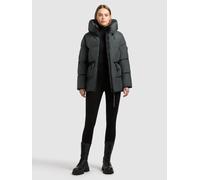 Steppjacke KHUJO "ELLIS2", Damen, Gr. XS, foam grün, 100% Polyester, unifarben, eingesetzt Rippbündchen mit Windstopper, Jacken (53852459-XS) foam grün