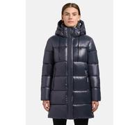 Steppjacke KHUJO "Jadet2-YM", Damen, Gr. L (40), blau (dunkelblau), Material: 100% Nylon; Futter: 100% Nylon; Wattierung: 100% Polyester, gerade Po-bedeckend, Ärmel ohne Ärmelschlitz normaler Saum, Ja