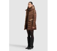Steppjacke KHUJO "KINA", Damen, Gr. S, copper braun, Twill, 100% Polyester, unifarben, eingesetzt elastischer Bund mit Windstopper, Jacken Steppjacke (11305102-S) copper braun