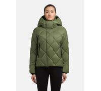 Steppjacke KHUJO "Lilian", Damen, Gr. XL (42), grün, Obermaterial: 100% Nylon. Innenfutter: 100% Nylon. Wattierung: 100% Polyester, gerade hüftbedeckend, hoch geschlossener Ausschnitt, eng Rippstrickb