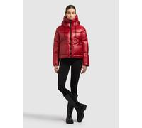 Steppjacke KHUJO "LUNA", Damen, Gr. S, nebula rot, 100% Nylon, unifarben, eingesetzt elastischer Bund mit Windstopper, Jacken Steppjacke (30315137-S) nebula rot