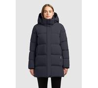 Steppjacke KHUJO "ORDE", Damen, Gr. S (36), schwarz navy, Web, Obermaterial: 70% Baumwolle, 30% Polyamid. Futter: 100% Polyester, unifarben, Jacken Steppjacke (60485927-S) schwarz navy