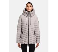 Steppjacke KHUJO "Pace-YM", Damen, Gr. M (38), grau, Obermaterial: 100% Polyester; Innenfutter: 100% Nylon; Wattierung: 100% Polyester, tailliert hüftbedeckend, hoch geschlossener Ausschnitt, Ärmel oh
