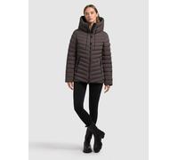 Steppjacke KHUJO "PACE2", Damen, Gr. S, moody plum, 100% Polyester, unifarben, eingesetzt elastischer Bund mit Windstopper, Jacken Steppjacke (90898865-S) moody plum