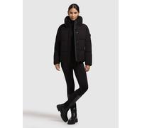 Steppjacke KHUJO "RINJA2 MATT", Damen, Gr. XL, schwarz, 100% Polyester, unifarben, eingesetzt gerader Abschluss mit innenliegendem Gummizug, Jacken Steppjacke (33408957-XL) schwarz