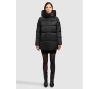 Steppjacke KHUJO "SUDA", Damen, Gr. M, schwarz, 100% Polyester, unifarben, Raglanärmel elastischer Bund mit Windstopper, Jacken Steppjacke (76934136-M) schwarz