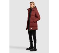 Steppjacke KHUJO "TANARE3", Damen, Gr. XS, dunkelrot, 100% Nylon, unifarben, regular fit, eingesetzt elastischer Bund, Jacken Steppjacke, Topseller (62721735-XS) dunkelrot