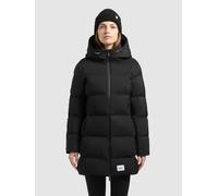 Steppjacke KHUJO "TANARE5", Damen, Gr. L, schwarz, Web, Obermaterial: 100% Nylon. Futter: 100% Nylon. Füllung: 100% Polyester, unifarben, Po-bedeckend, Jacken Steppjacke, Reißverschlusstaschen mit Fle