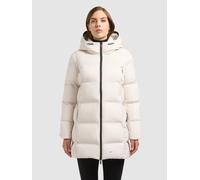 Steppjacke KHUJO "TANARE5", Damen, Gr. XS, weiß (dove weiß), Web, Obermaterial: 100% Nylon. Futter: 100% Nylon. Füllung: 100% Polyester, unifarben, Po-bedeckend, Jacken Steppjacke, Reißverschlusstasch
