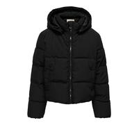 Steppjacke KIDS ONLY "KOGDOLLY SHORT PUFFER JACKET OTW", Jungen, Gr. 134, schwarz, Web, Obermaterial: 60% Polyester, 40% Nylon, unifarben, normal hüftlang, Jacken Steppjacke (94063462-134) schwarz