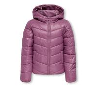 Steppjacke KIDS ONLY "KOGKAJSA LIGHTWEIGHT QUILT HOOD JKT OTW", Mädchen, Gr. 158, grape nectar, Web, Obermaterial: 100% Nylon, unifarben, regular fit hüftlang, mit innenliegendem Gummizug, Jacken Step