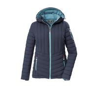 Steppjacke KILLTEC "KOS 75 WMN QLTD JCKT", Damen, Gr. 42, nachtblau, Obermaterial: 100% Polyamid;Futter: 100% Polyamid;Füllung: 100% Polyester, Jacken Steppjacke, Leicht, atmungsaktiv, winddicht, wass