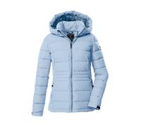 Steppjacke KILLTEC "KOW 10 WMN QLTD JCKT", Damen, Gr. 38, blau (hellblau), Obermaterial: 100% Polyester.Futter: 100% Polyester.Füllung: 100% Polyester, Jacken Steppjacke, Winddichte, wasserabweisende