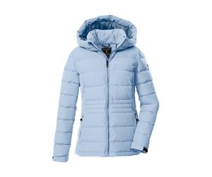 Steppjacke KILLTEC "KOW 10 WMN QLTD JCKT", Damen, Gr. 40, blau (hellblau), Obermaterial: 100% Polyester.Futter: 100% Polyester.Füllung: 100% Polyester, Jacken Steppjacke, Winddichte, wasserabweisende